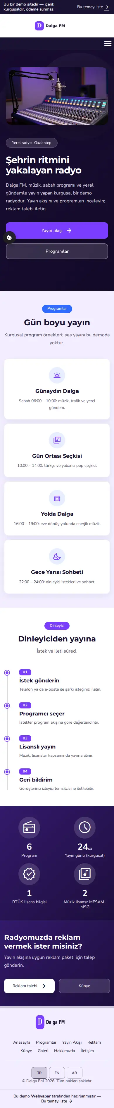 Dalga FM — mobile screenshot